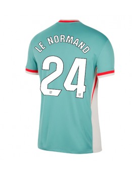 Atletico Madrid Robin Le Normand #24 Replika Borta Kläder 2024-25 Kortärmad